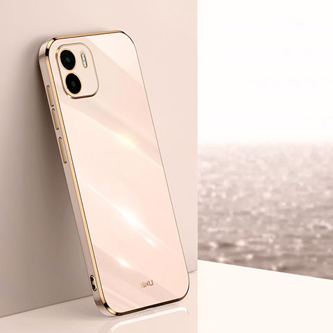 Custodia Silicone Ultra Sottile Morbida Cover XL1 per Xiaomi Poco C50 Oro