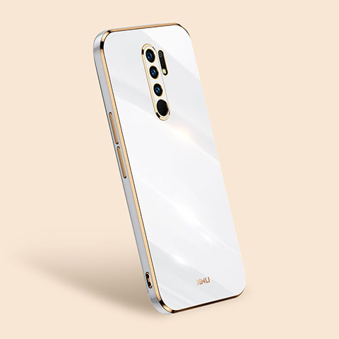 Custodia Silicone Ultra Sottile Morbida Cover XL1 per Xiaomi Redmi 9 Bianco