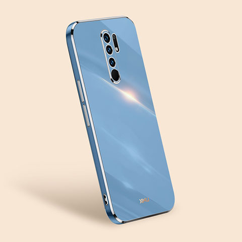 Custodia Silicone Ultra Sottile Morbida Cover XL1 per Xiaomi Redmi 9 Blu