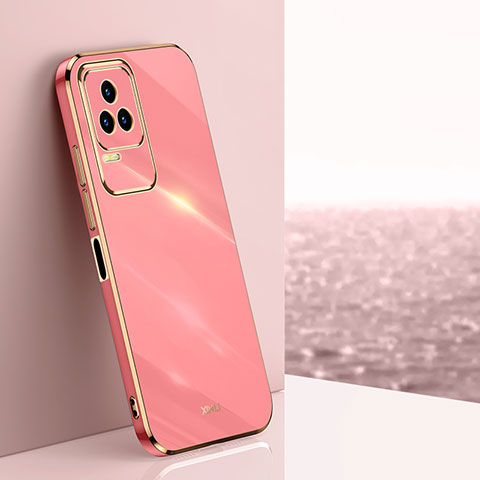 Custodia Silicone Ultra Sottile Morbida Cover XL1 per Xiaomi Redmi K50 Pro 5G Rosa Caldo