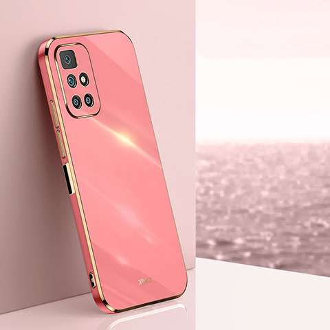 Custodia Silicone Ultra Sottile Morbida Cover XL1 per Xiaomi Redmi Note 11 4G (2021) Rosa Caldo