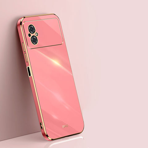 Custodia Silicone Ultra Sottile Morbida Cover XL1 per Xiaomi Redmi Note 11R 5G Rosa Caldo