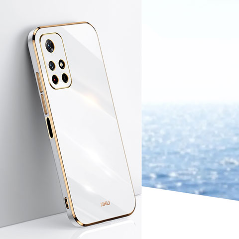Custodia Silicone Ultra Sottile Morbida Cover XL1 per Xiaomi Redmi Note 11T 5G Bianco