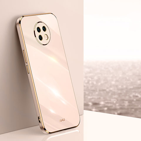 Custodia Silicone Ultra Sottile Morbida Cover XL1 per Xiaomi Redmi Note 9 5G Oro