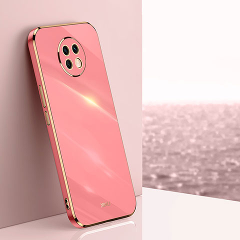 Custodia Silicone Ultra Sottile Morbida Cover XL1 per Xiaomi Redmi Note 9T 5G Rosa Caldo