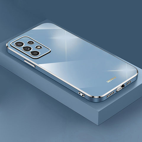 Custodia Silicone Ultra Sottile Morbida Cover XL2 per Samsung Galaxy A13 4G Blu