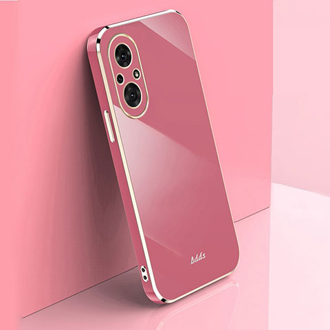 Custodia Silicone Ultra Sottile Morbida Cover XL3 per Huawei Nova 9 SE Rosa Caldo