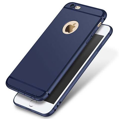 Custodia Silicone Ultra Sottile Morbida per Apple iPhone 6S Blu