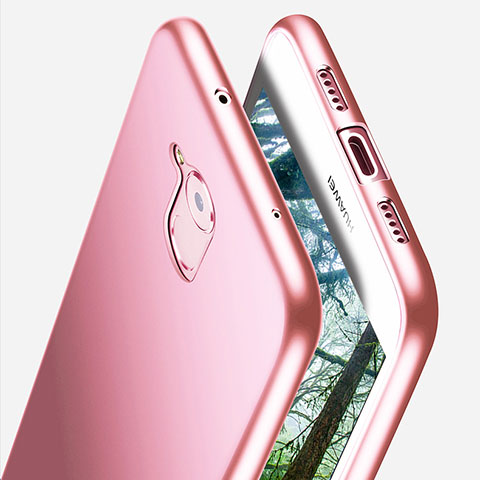 Custodia Silicone Ultra Sottile Morbida S02 per Huawei Enjoy 6S Rosa