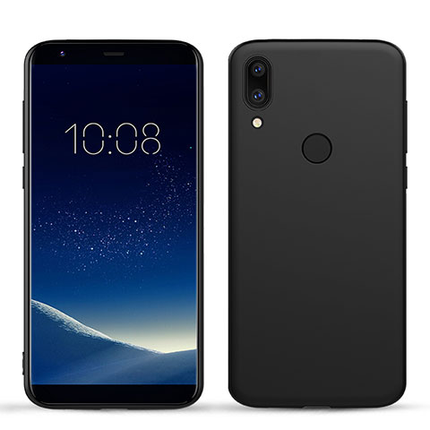 Custodia Silicone Ultra Sottile Morbida S02 per Xiaomi Mi Mix 3 Nero