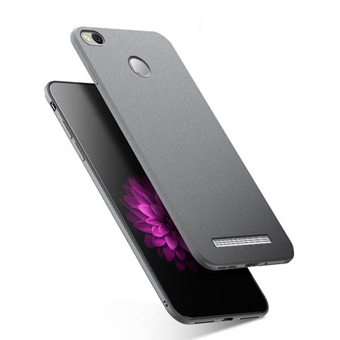 Custodia Silicone Ultra Sottile Morbida S02 per Xiaomi Redmi 3 Pro Grigio