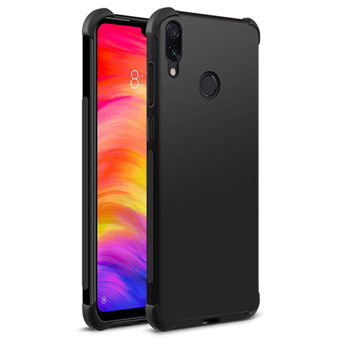 Custodia Silicone Ultra Sottile Morbida S02 per Xiaomi Redmi Note 7 Pro Nero