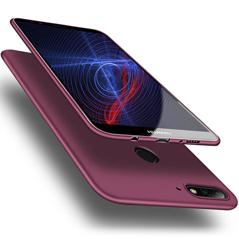 Custodia Silicone Ultra Sottile Morbida S03 per Huawei Enjoy 8 Viola