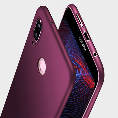 Custodia Silicone Ultra Sottile Morbida S03 per Huawei Nova 3e Viola