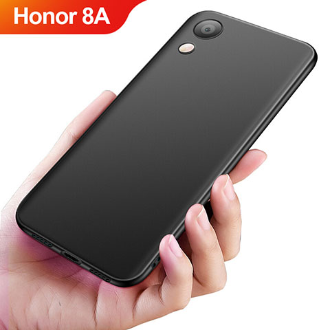 Custodia Silicone Ultra Sottile Morbida S04 per Huawei Y6 Prime (2019) Nero