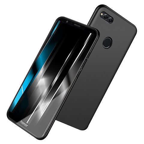 Custodia Silicone Ultra Sottile Morbida S06 per Huawei Honor 7X Nero