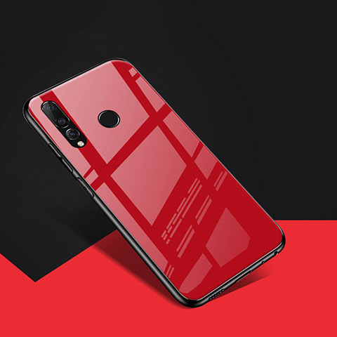 Custodia Silicone Ultra Sottile Morbida Specchio per Huawei Honor 20E Rosso