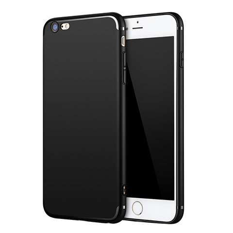 Custodia Silicone Ultra Sottile Morbida U11 per Apple iPhone 6S Nero