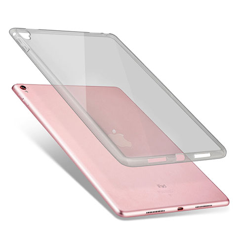 Custodia TPU Trasparente Ultra Sottile Morbida per Apple iPad Pro 9.7 Grigio