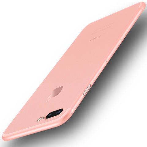 Custodia Ultra Sottile Trasparente Rigida Cover Opaca U01 per Apple iPhone 8 Plus Rosa