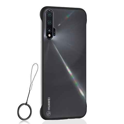 Custodia Ultra Sottile Trasparente Rigida Cover Opaca U01 per Huawei Nova 6 Nero