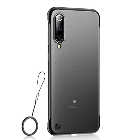 Custodia Ultra Sottile Trasparente Rigida Cover Opaca U01 per Xiaomi Mi 9 Nero