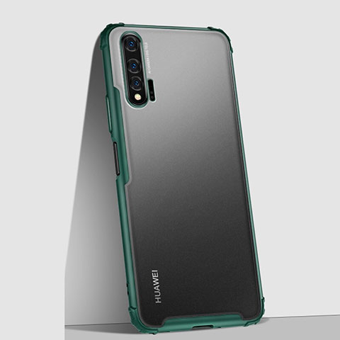 Custodia Ultra Sottile Trasparente Rigida Cover Opaca U02 per Huawei Nova 6 5G Verde