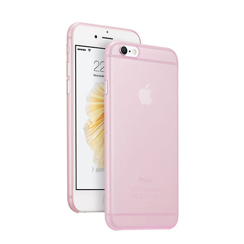 Custodia Ultra Sottile Trasparente Rigida Opaca per Apple iPhone 6 Rosa