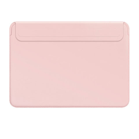 Morbido Pelle Custodia Marsupio Tasca L01 per Apple MacBook Air 13 pollici (2020) Rosa