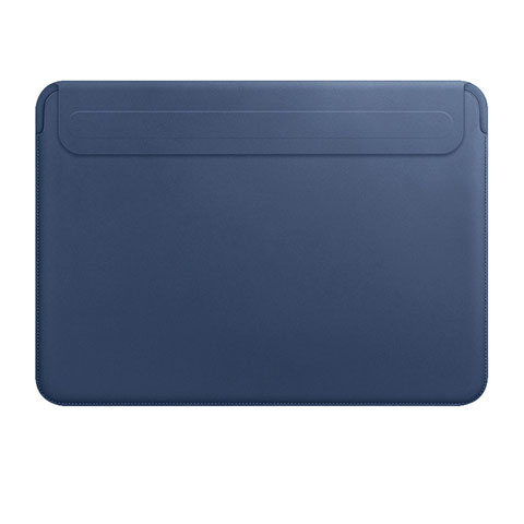 Morbido Pelle Custodia Marsupio Tasca L01 per Apple MacBook Air 13 pollici Blu