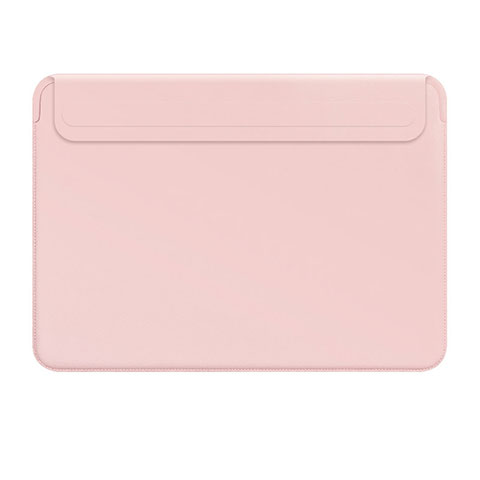 Morbido Pelle Custodia Marsupio Tasca L01 per Apple MacBook Air 13 pollici Rosa