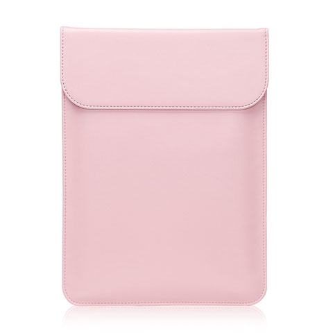 Morbido Pelle Custodia Marsupio Tasca L03 per Huawei Matebook D14 (2020) Rosa