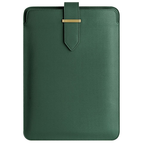 Morbido Pelle Custodia Marsupio Tasca L04 per Apple MacBook Air 11 pollici Verde