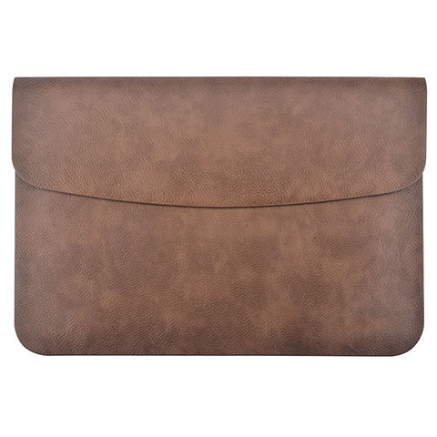 Morbido Pelle Custodia Marsupio Tasca L15 per Apple MacBook Air 13 pollici Marrone