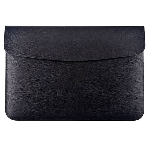 Morbido Pelle Custodia Marsupio Tasca L15 per Apple MacBook Pro 13 pollici Retina Nero