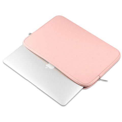 Morbido Pelle Custodia Marsupio Tasca L16 per Apple MacBook Air 11 pollici Rosa