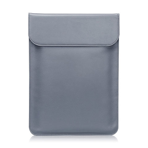 Morbido Pelle Custodia Marsupio Tasca L21 per Apple MacBook Air 13.3 pollici (2018) Grigio