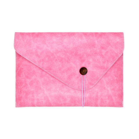 Morbido Pelle Custodia Marsupio Tasca L23 per Apple MacBook Air 11 pollici Rosa