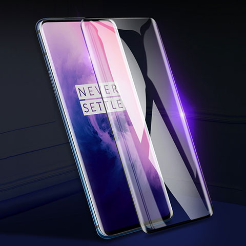 Pellicola in Vetro Temperato Protettiva Integrale Anti Blu-Ray Proteggi Schermo Film per OnePlus 7 Pro Nero