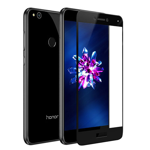 Pellicola in Vetro Temperato Protettiva Integrale Proteggi Schermo Film F02 per Huawei Honor 8 Lite Nero