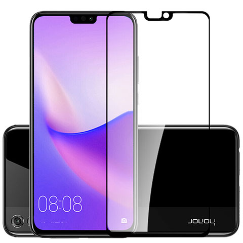 Pellicola in Vetro Temperato Protettiva Integrale Proteggi Schermo Film F02 per Huawei Honor 9X Lite Nero