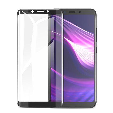 Pellicola in Vetro Temperato Protettiva Integrale Proteggi Schermo Film F02 per Xiaomi Redmi 6 Nero