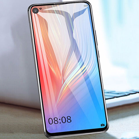 Pellicola in Vetro Temperato Protettiva Integrale Proteggi Schermo Film F03 per Huawei Nova 7i Nero