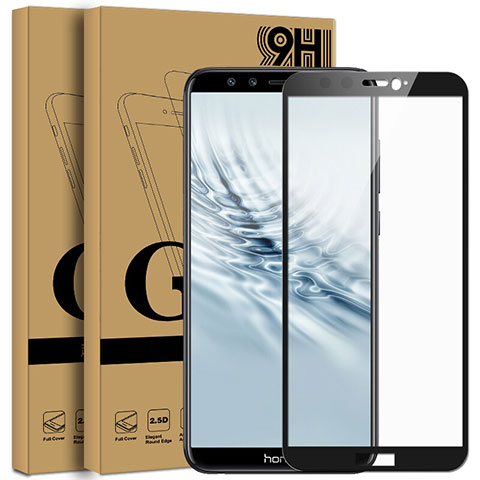 Pellicola in Vetro Temperato Protettiva Integrale Proteggi Schermo Film F05 per Huawei Honor 9 Lite Nero