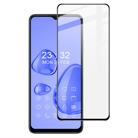 Pellicola in Vetro Temperato Protettiva Integrale Proteggi Schermo Film F05 per Realme Q2i 5G Nero