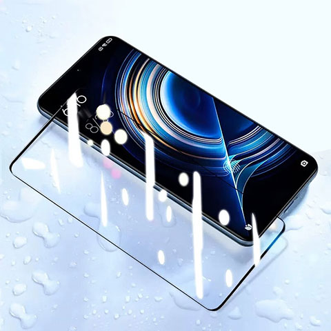 Pellicola in Vetro Temperato Protettiva Integrale Proteggi Schermo Film F05 per Xiaomi Redmi K50 5G Nero