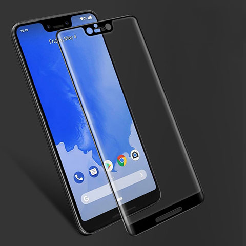 Pellicola in Vetro Temperato Protettiva Integrale Proteggi Schermo Film F06 per Google Pixel 3 XL Nero