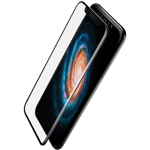 Pellicola in Vetro Temperato Protettiva Integrale Proteggi Schermo Film per Apple iPhone Xs Max Nero