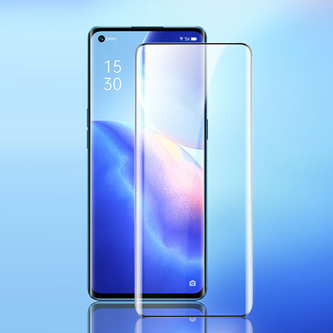 Pellicola in Vetro Temperato Protettiva Integrale Proteggi Schermo Film per Oppo Reno5 Pro 5G Nero