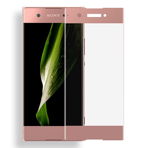 Pellicola in Vetro Temperato Protettiva Integrale Proteggi Schermo Film per Sony Xperia XA1 Oro Rosa